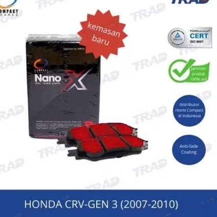 Kampas Rem Depan Honda CRV Gen 3
