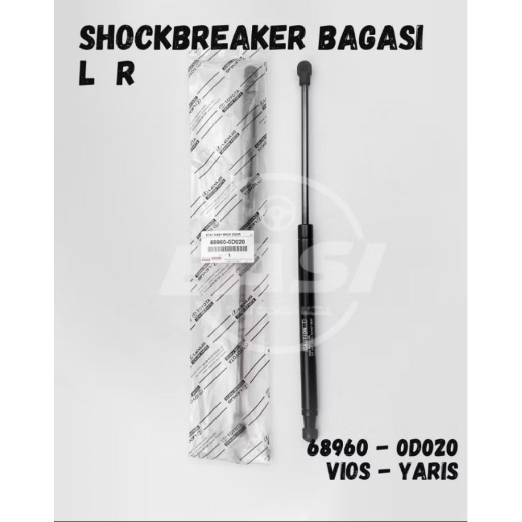 Shock Bagasi/Pintu Belakang Toyota Yaris 2003 - 2012