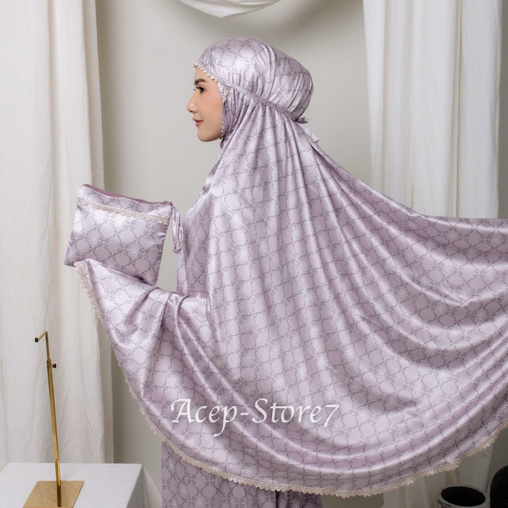 PROMO  Mukena Dewasa Armani silk 2In1 Premium