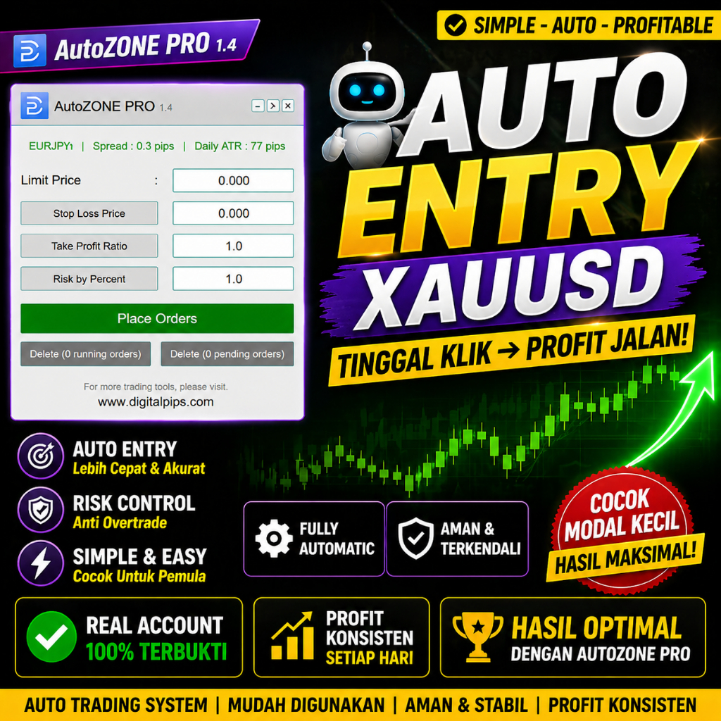 Indikator trading forex | Expert advisor EA snd zona harga akurat | robot trading mt4 supply and dem