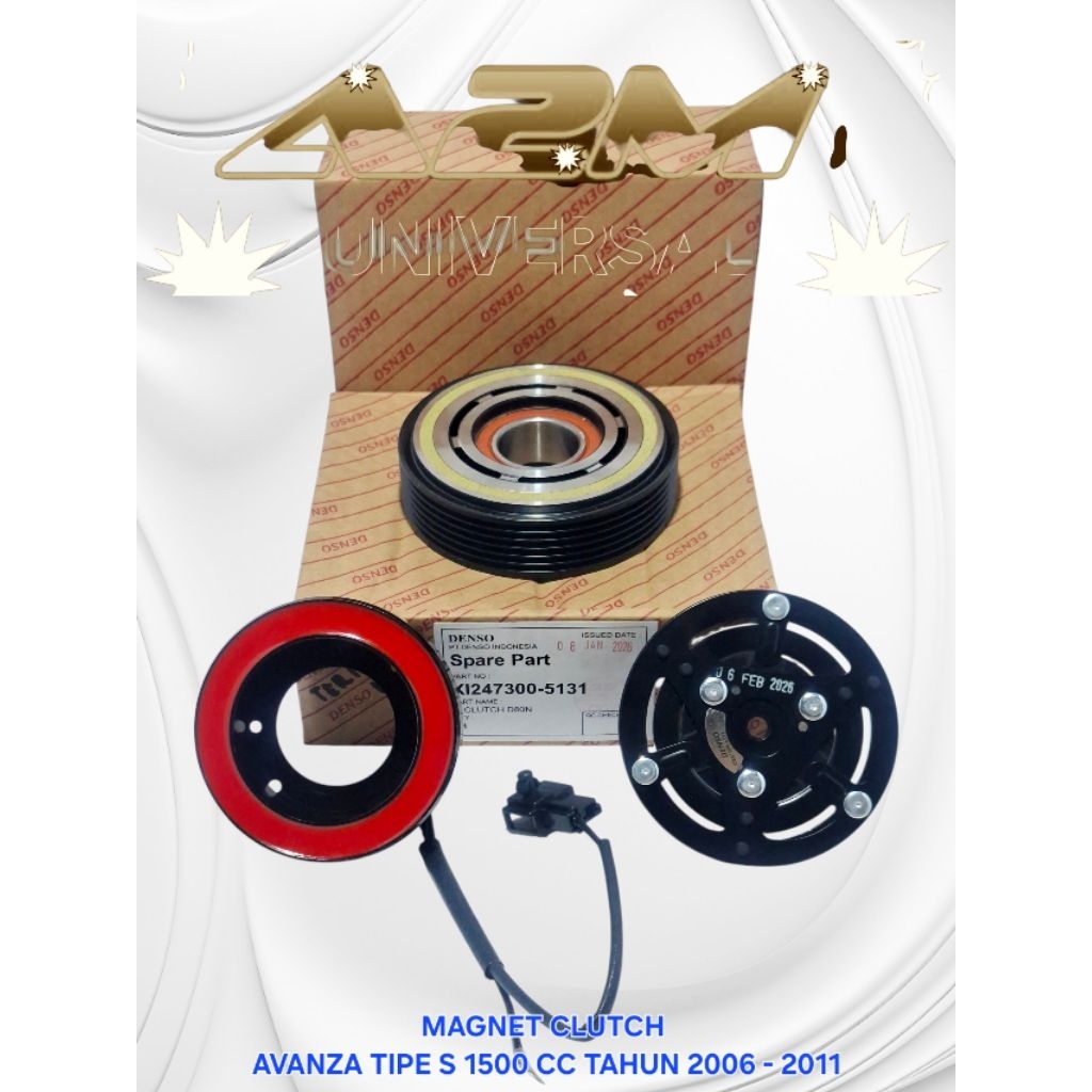 MAGNET CLUTCH PULLY KOMPRESOR AC MOBIL AVANZA 1500 CC TIPE S