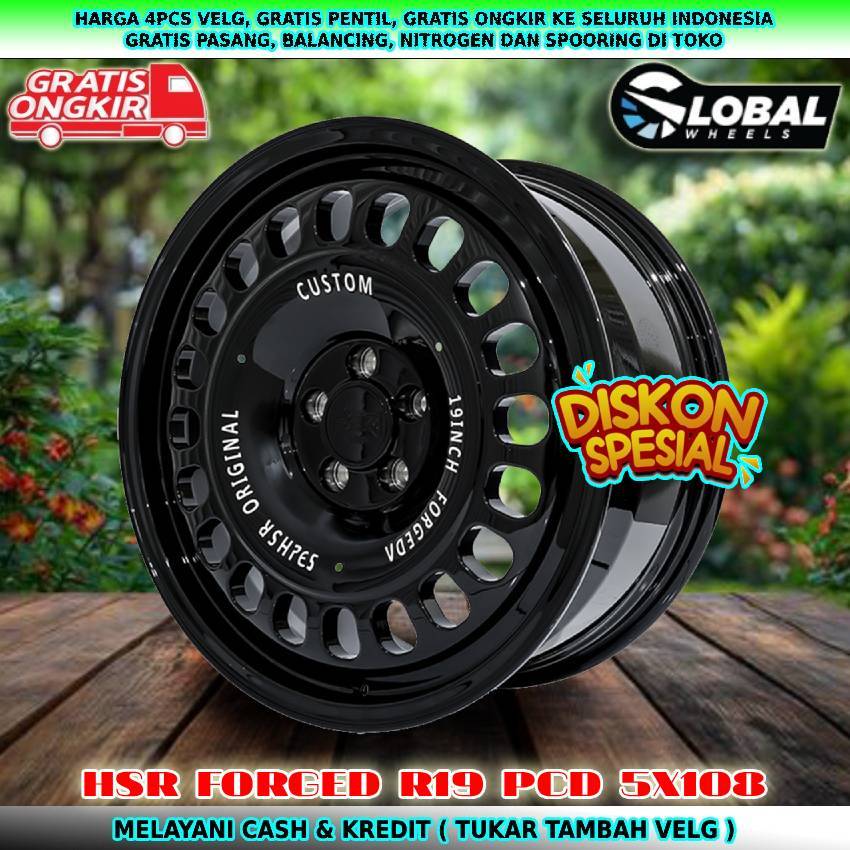 Velg ring19 velg mobil Chery Tiggo Cross| Chery J6| Focus| Evoque| dll velg hsr forged BSI R19