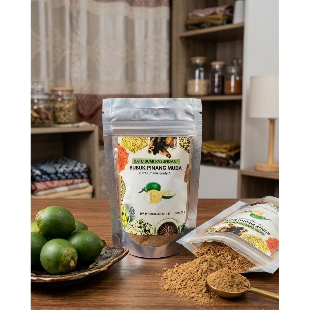Pinang Muda Bubuk 100%Asli