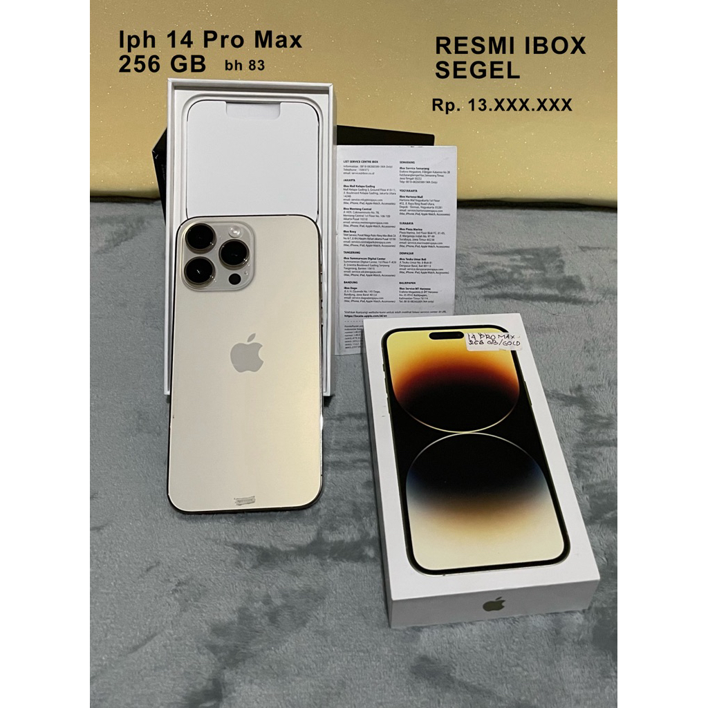 iPhone 13 Pro MAX Ori Asli 256GB - Kondisi Mulus, Original, Fullset