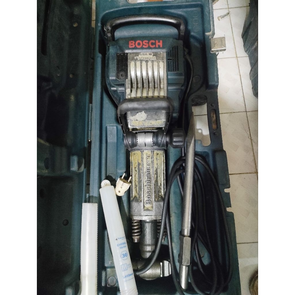 second BOSCH JACK HAMMER bobok beton GSH16-30 normal siap pakai kerja