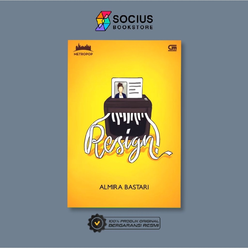 BUKU NOVEL [ ORIGINAL ] RESIGN - ALMIRA BASTARI