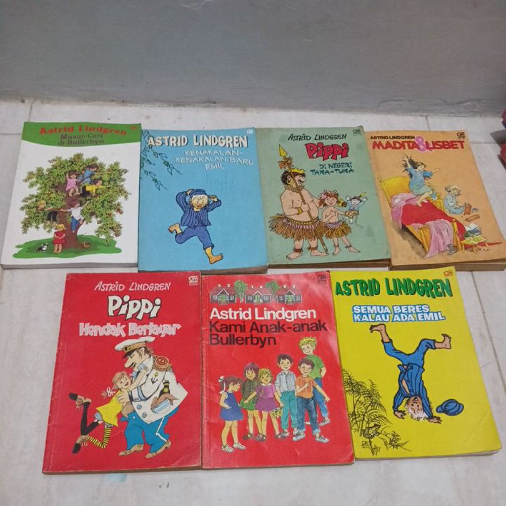 BUKU ASTRID LINDGREN. BEKAS