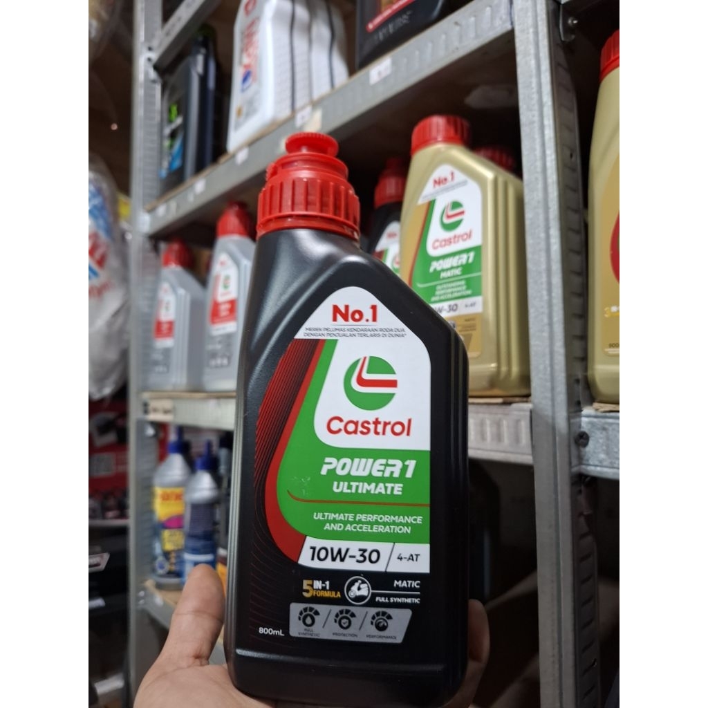 Oli Castrol Power 1 ULTIMATE 10w-30 - 800ml Oli Mesin Castrol Power 1 All Motor Matic