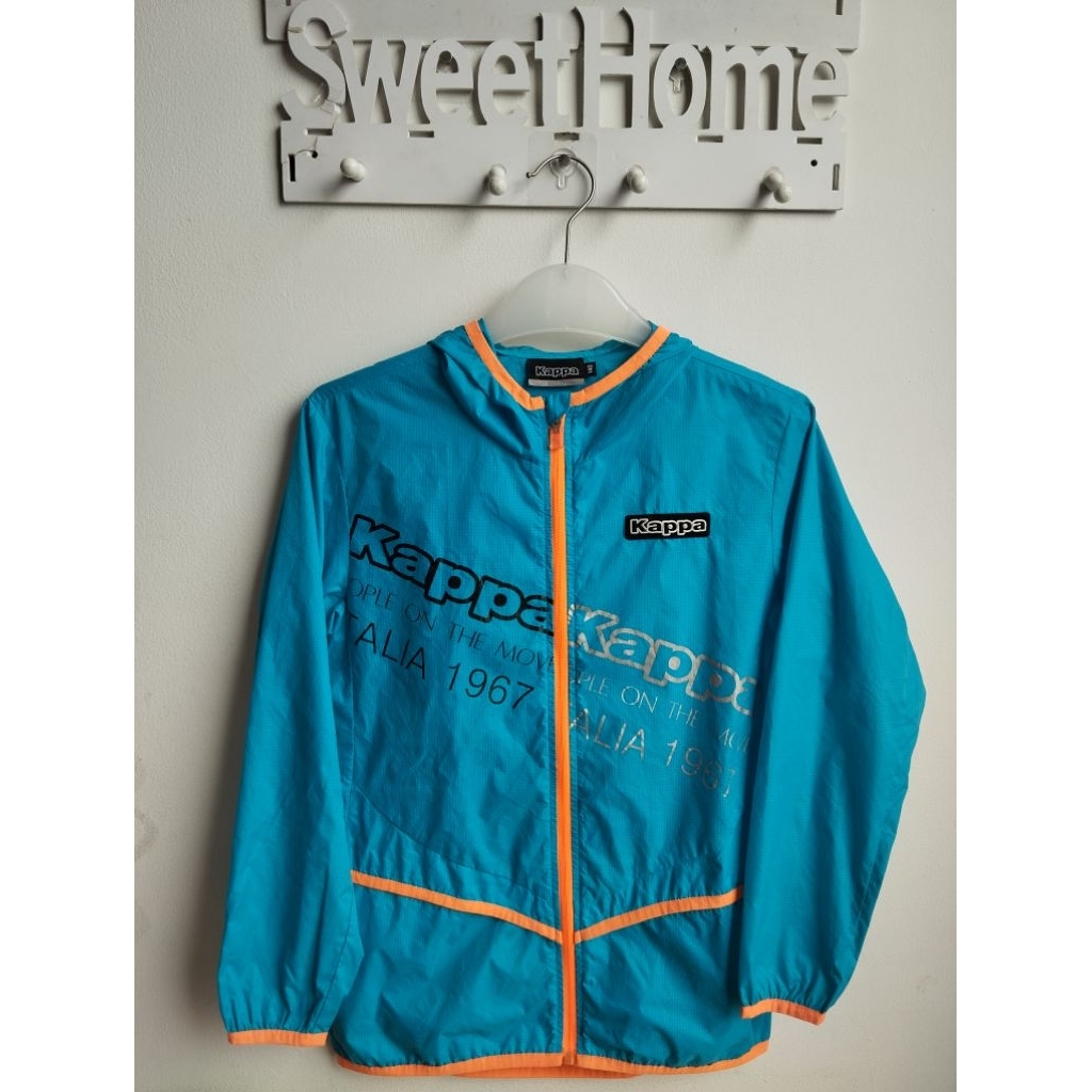 jacket running windbreaker kappa preloved