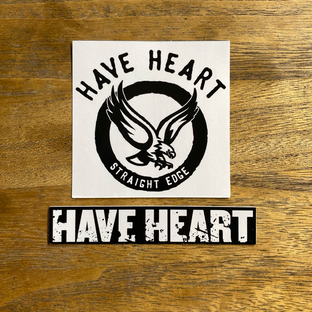 Sticker Have Heart Hardcore Straight Edge