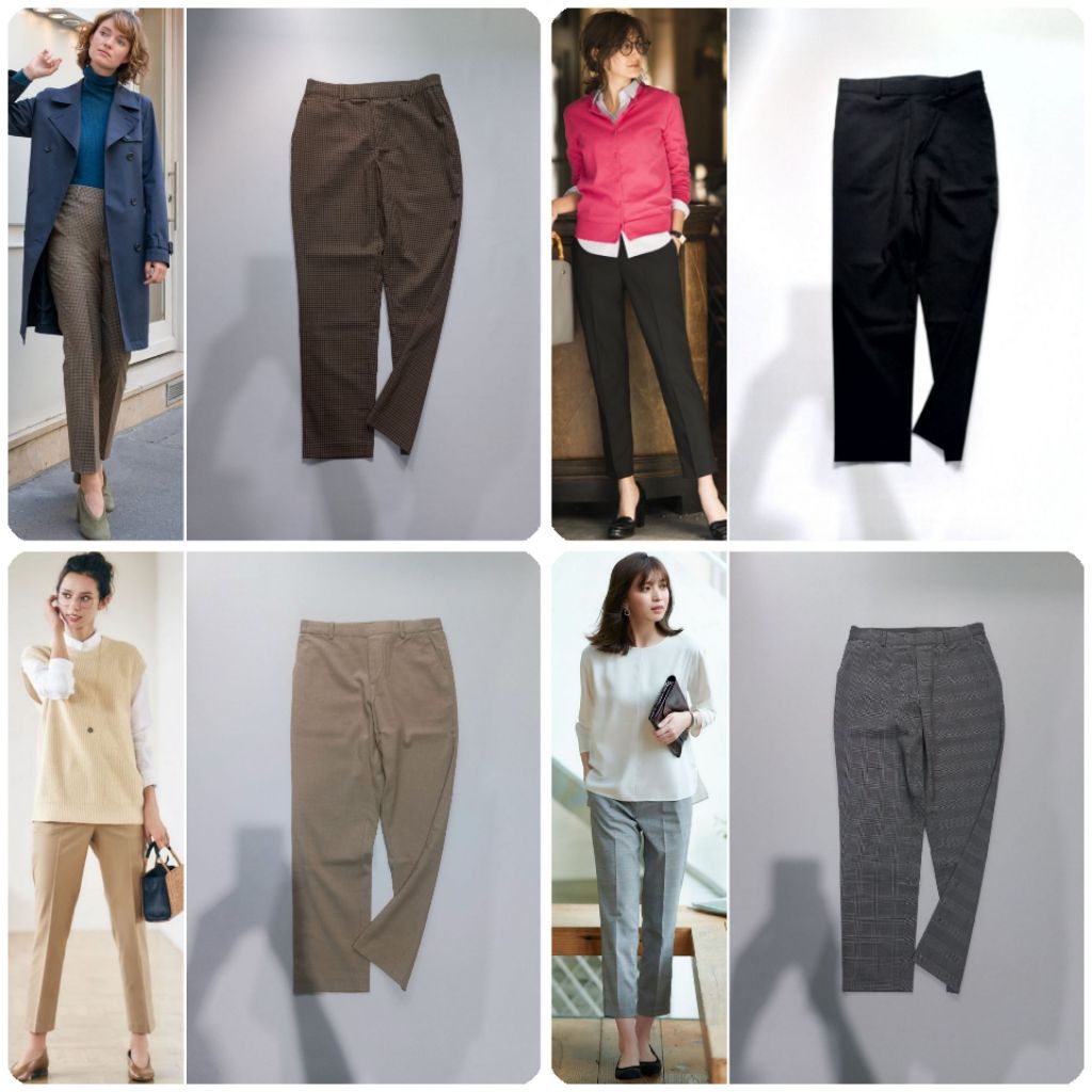 UNIQLO Ezy Ankle Length Pants (M)