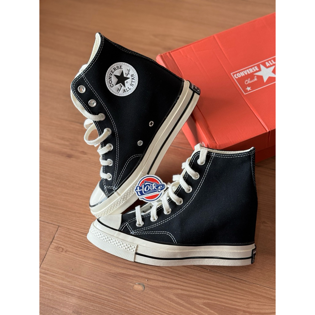 (Original Resmi) Converse CT 70s Wedge Black White