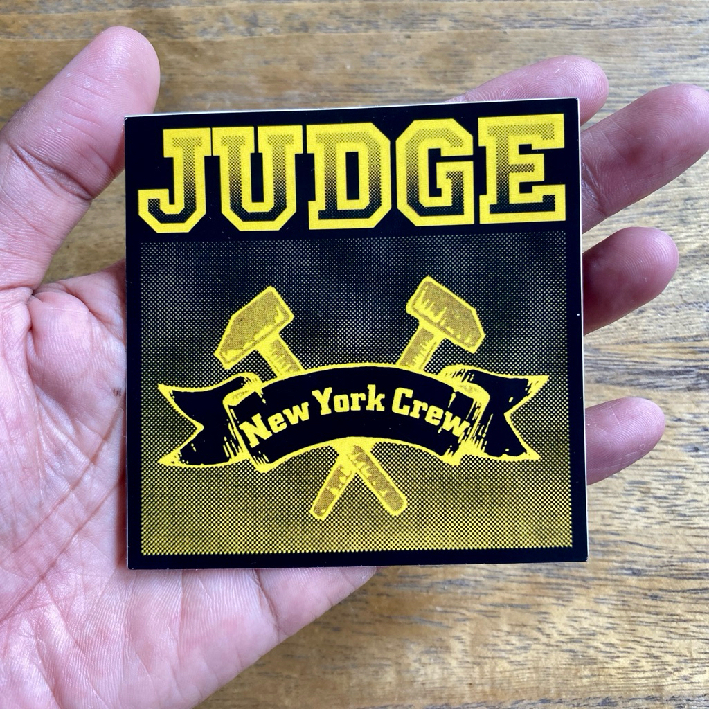 Sticker Judge Hardcore