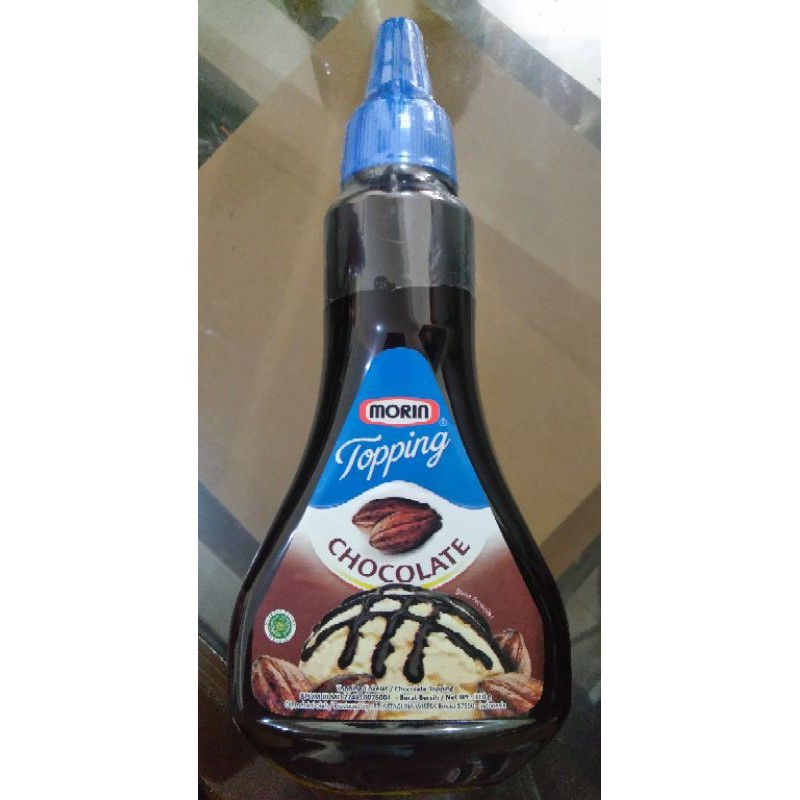 Topping Morin 300g Cokelat  - Topping Selai, Rasa Strawberry, Caramel, Blueberry, Coklat