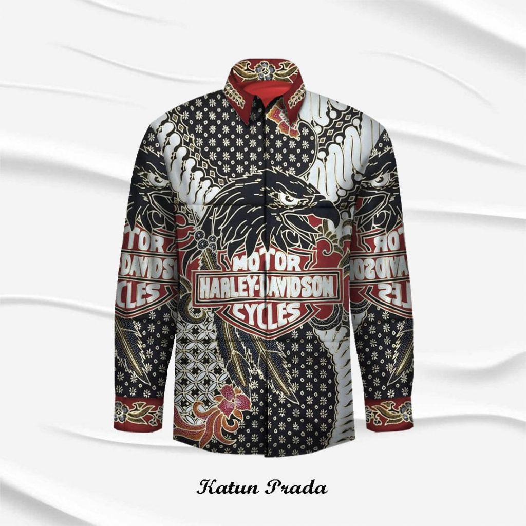 BAHAN Batik Tulis Katun Motif Harley davidson Motif LIMITED EDITION| Batik Tulis Asli | Batik Tulis 