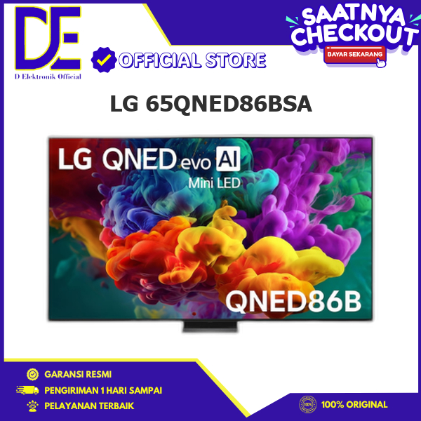 LG 65QNED86BSA SMART TV 65 INCH QNED 4K evo AI Mini LED 65QNED86BSA QNED86BSA QNED86