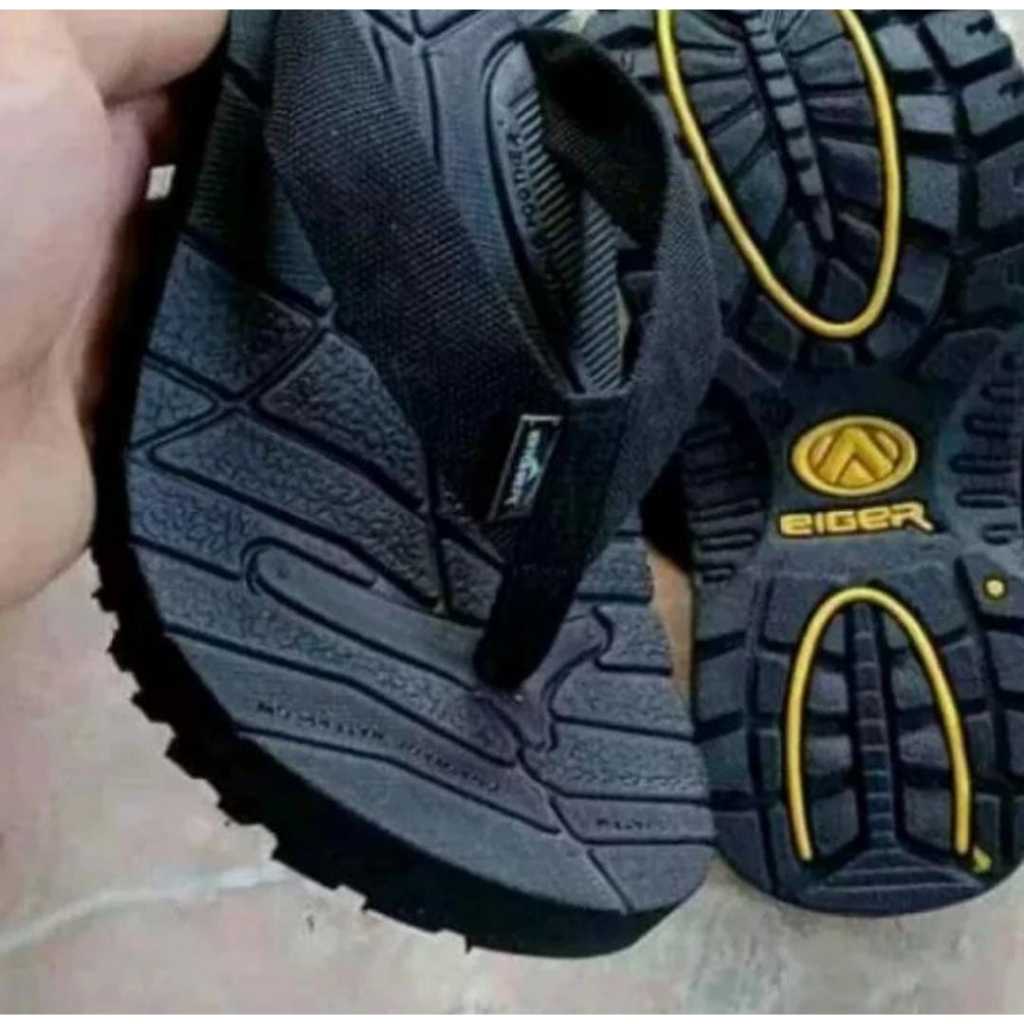 Bisa COD...EIGER1989 - Sandal Jepit Pria EigerGunung ORIGINAL  Sendal Hiking Advanture Terbaru Outdo