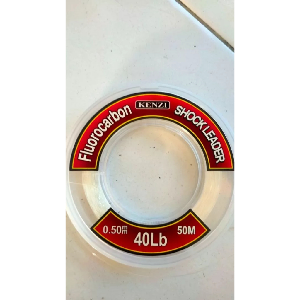 Shock Leader Koji Fluorocarbon / Senar Pancing 20LB, 30LB, 40LB, 60LB, 80LB