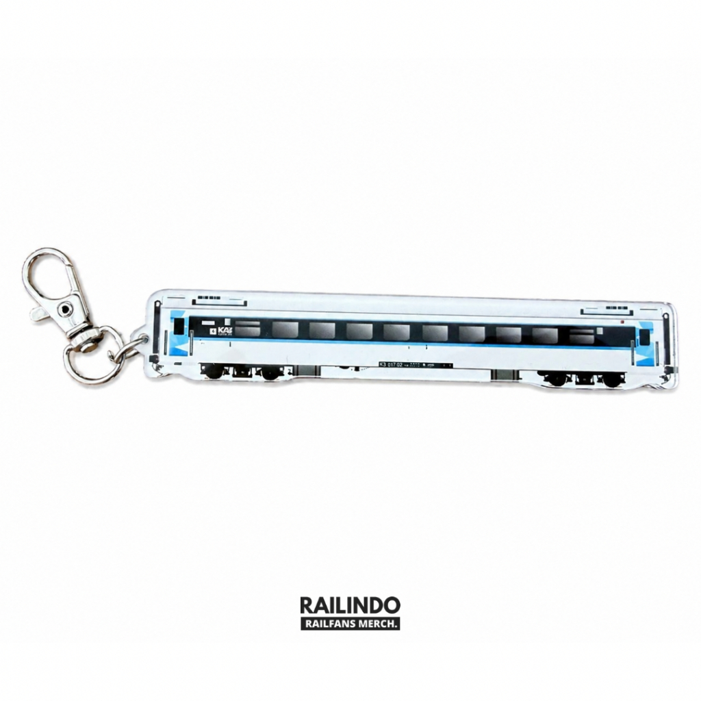 Railindo - Gantungan Kunci Gerbong Ekonomi Kerakyatan