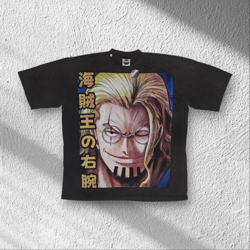 Kaos Bootleg Anime One Piece - Silvers Rayleigh