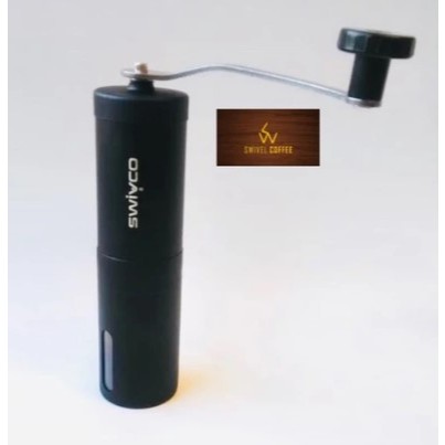 Coffee Grinder Manual Stainless Black Swivco , CG-SW5003
