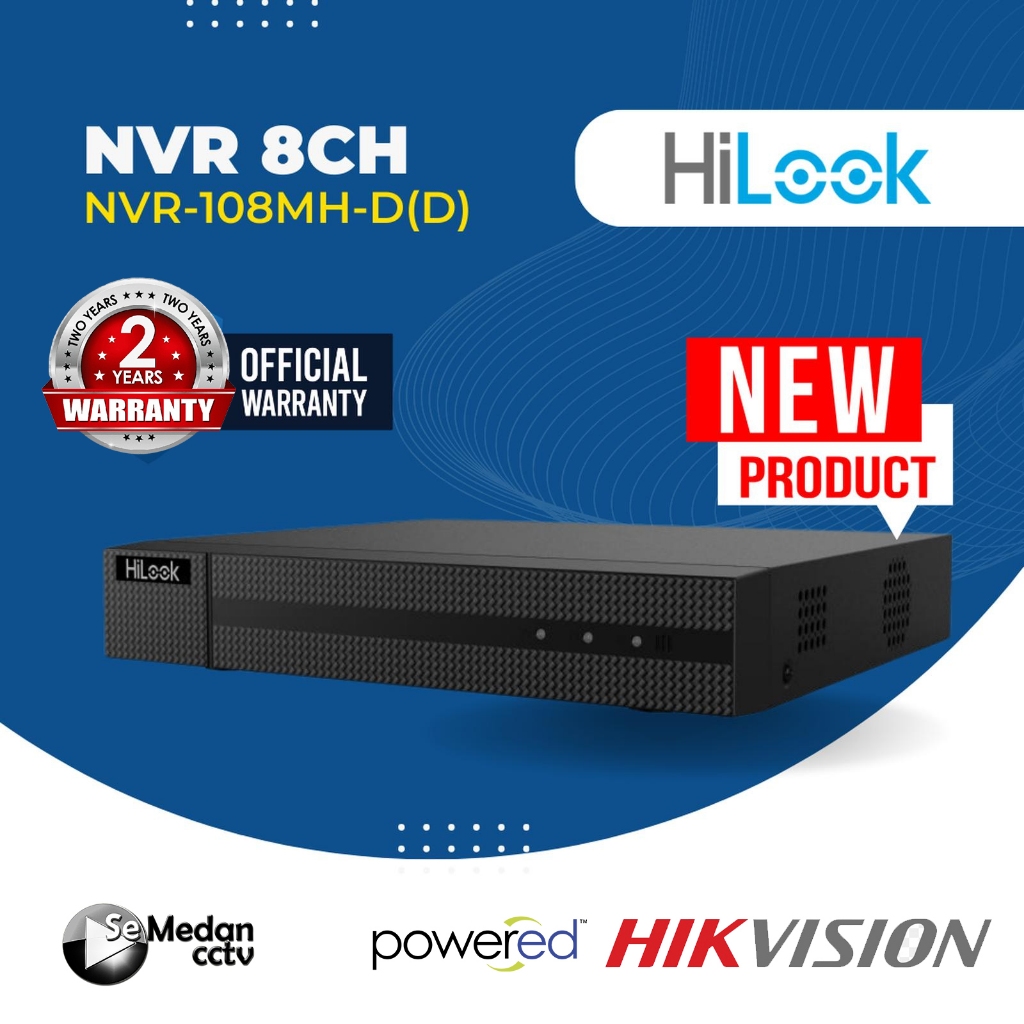 NVR HILOOK 108MH-D HILOOK NVR 8 CHANNEL SUPPORT AUDIO Hilook By Hikvision