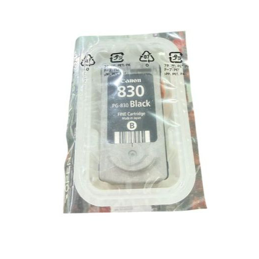 Tinta Canon PG-830 Black Original Ink Cartridge (Tanpa Dus) Printer Pixma iP1180 iP1880 iP1980 iP258