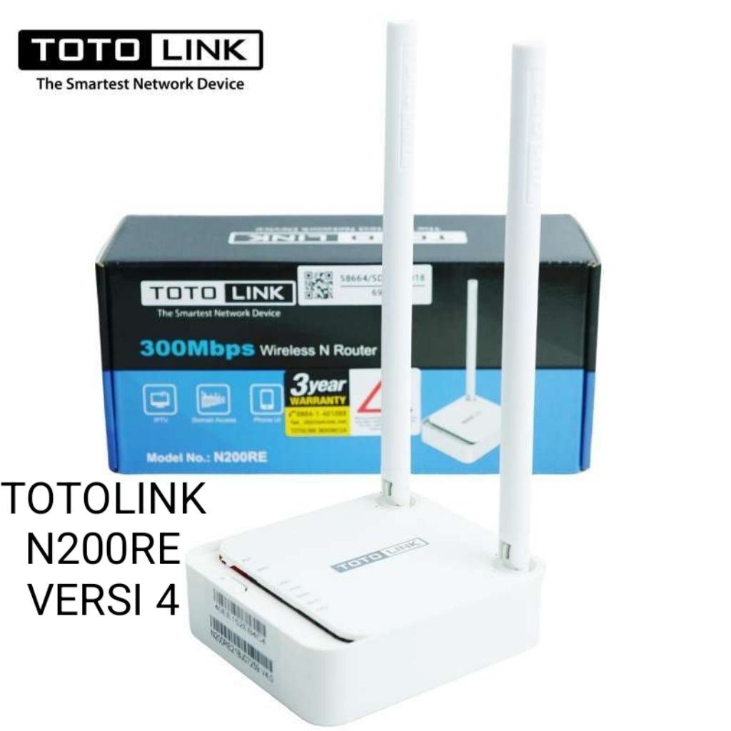 ROUTER TOTOLINK N200 V4 pemancar wifi tembak wifi