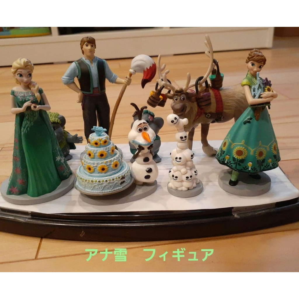 Figure Frozen 2 Elsa Ana Olav pajangan topper kue