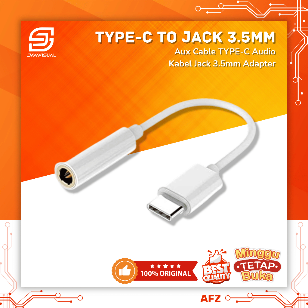 [JaVis] ADAPTER TYPE C TO JACK FEMALE 3.5MM