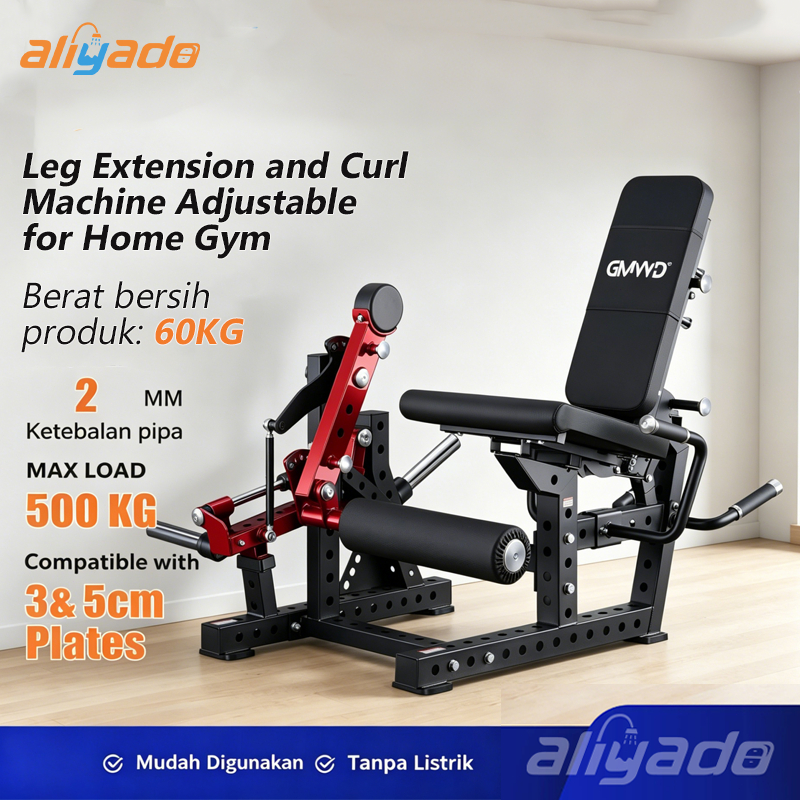 Leg Extension and Curl Machine , Adjustable Leg Curl Machine, Seated Leg Extension and Lying Curl Ma