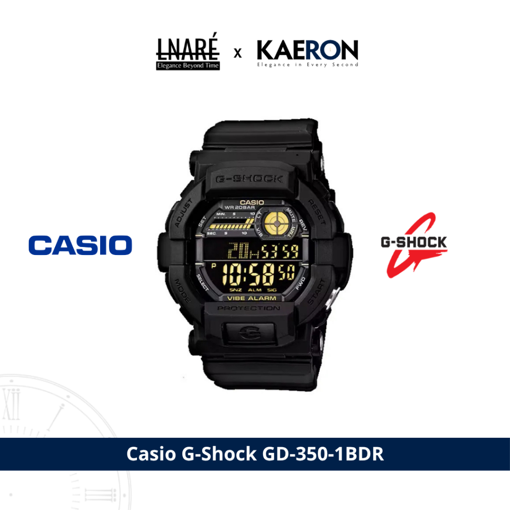 Jam Tangan Pria Casio G-Shock GD-350-1BDR