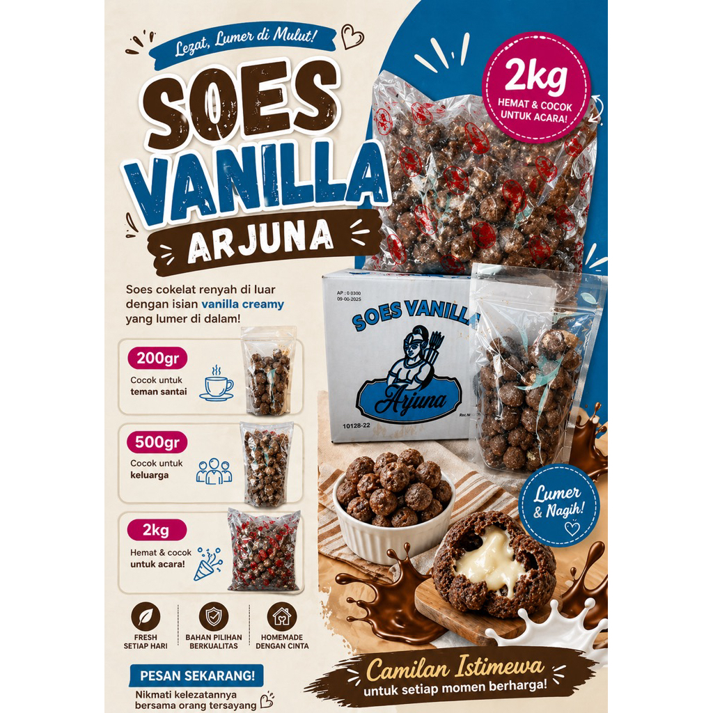 Soes vanilla 2kg