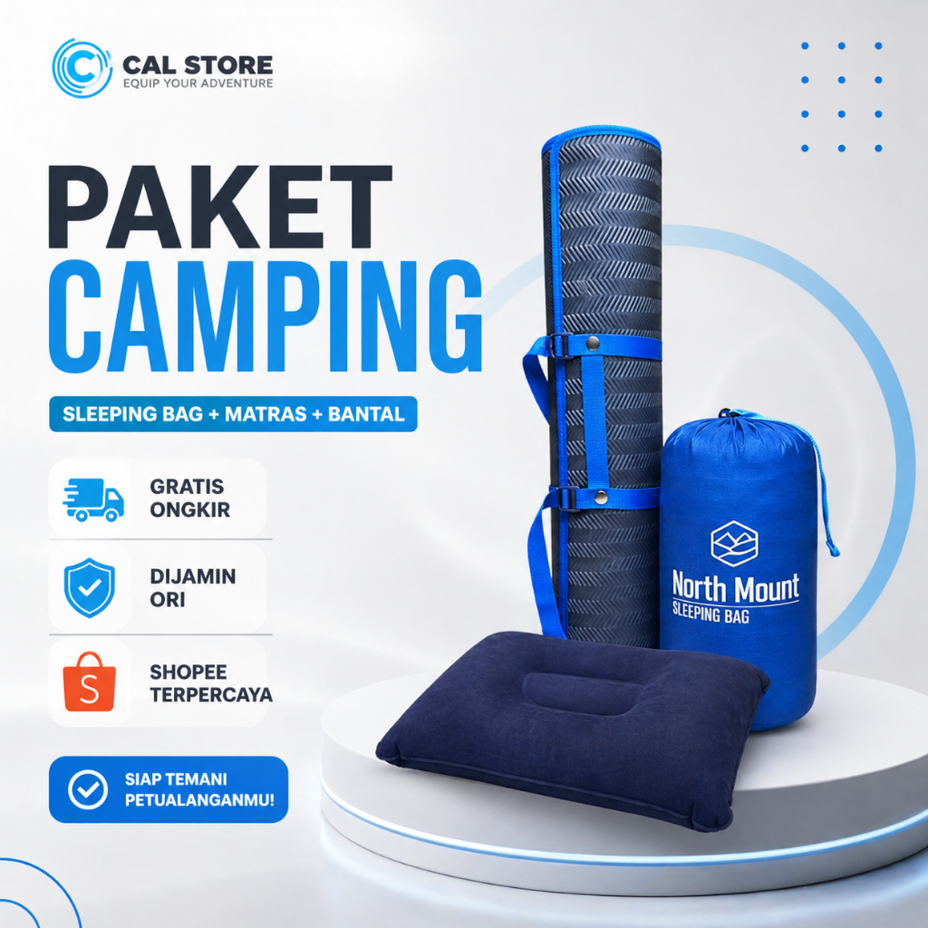 Sleeping Bag Polar Tebal Hangat | Sleeping Bag Dingin Gunung Camping Outdoor