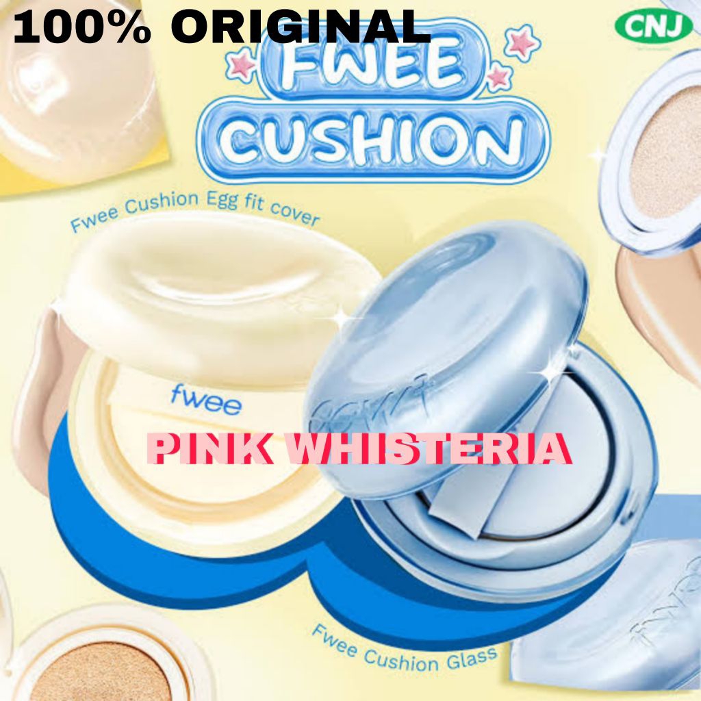 [ORIGINAL] FWEE Cushion Egg Fit Cover / Glass Natural Glow Cushion