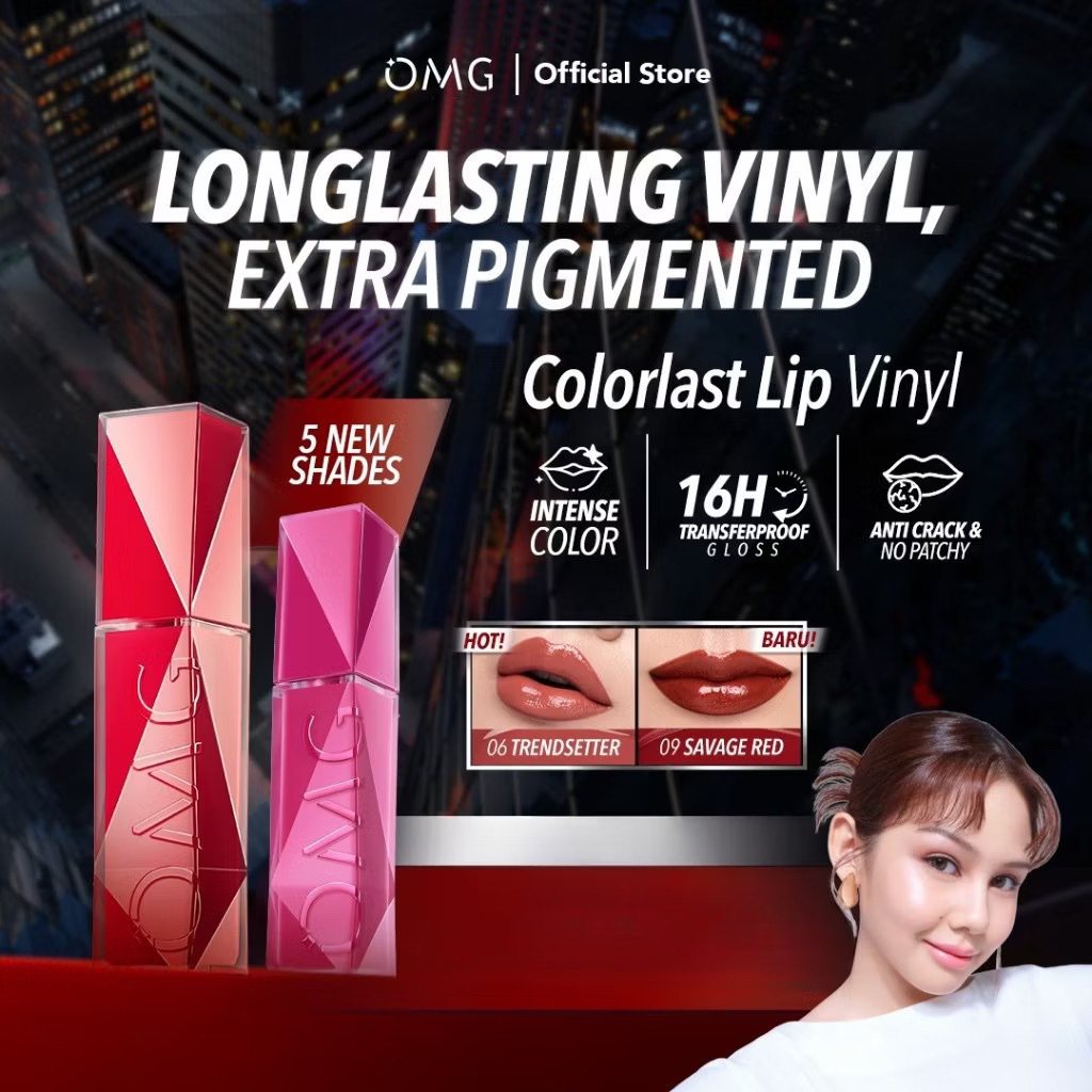 OMG COLORLAST LIP VINYL