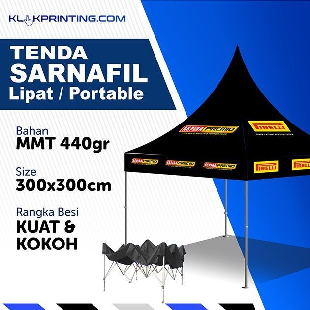 Tenda Sanafil Lipat / Portable 2x2m