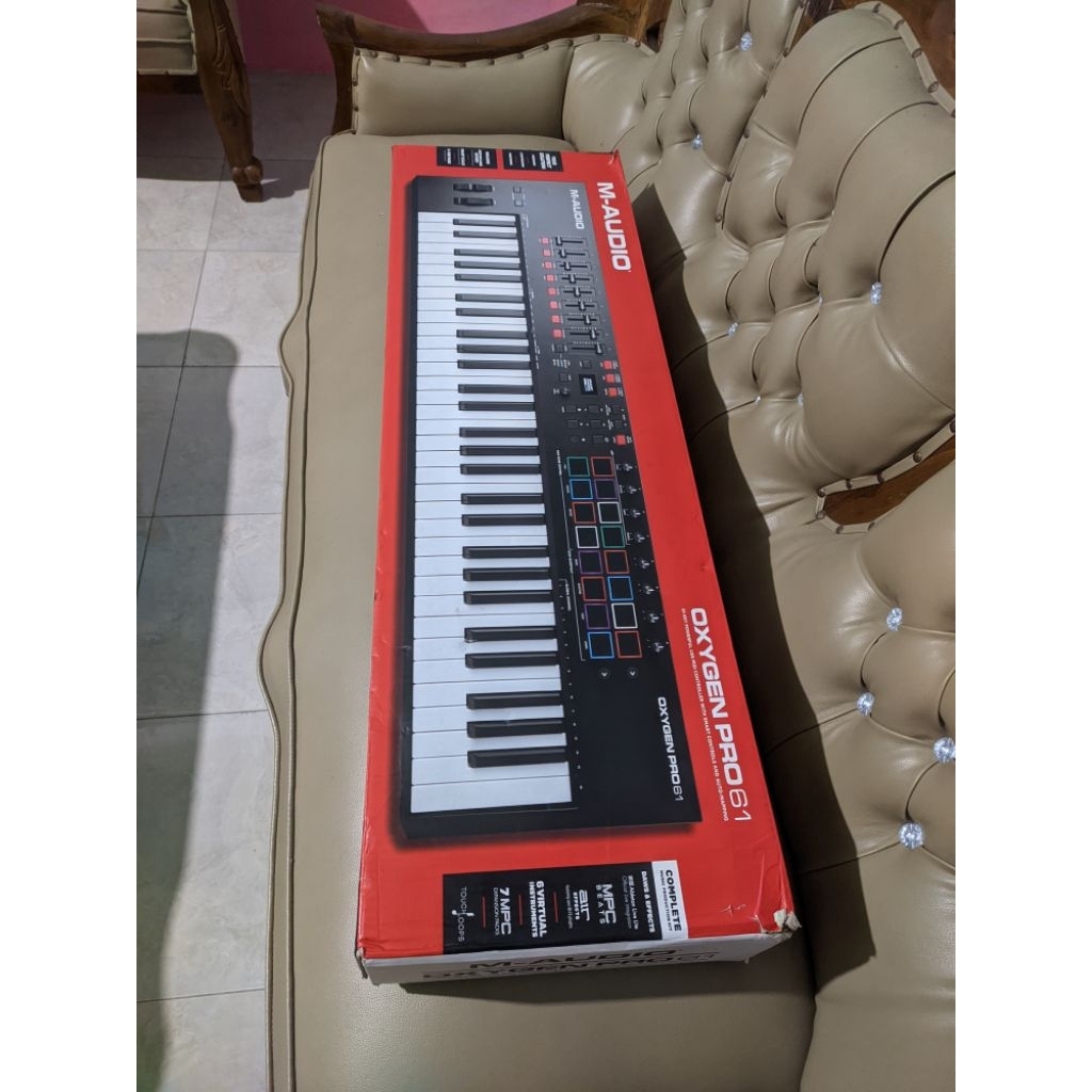 Keyboard Midi Controller M Audio Oxygen Pro 61 Keys.