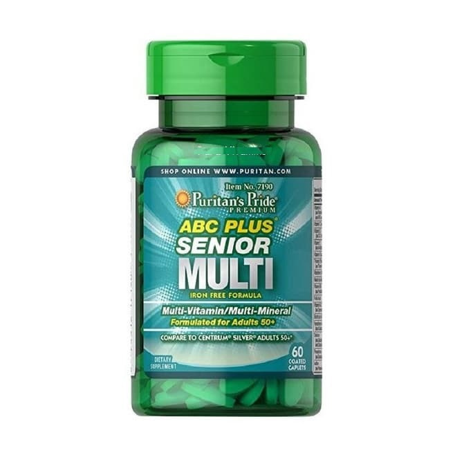 Puritan's Puritans Pride ABC Plus Senior Multi Puritan Orang Tua 60 tablet