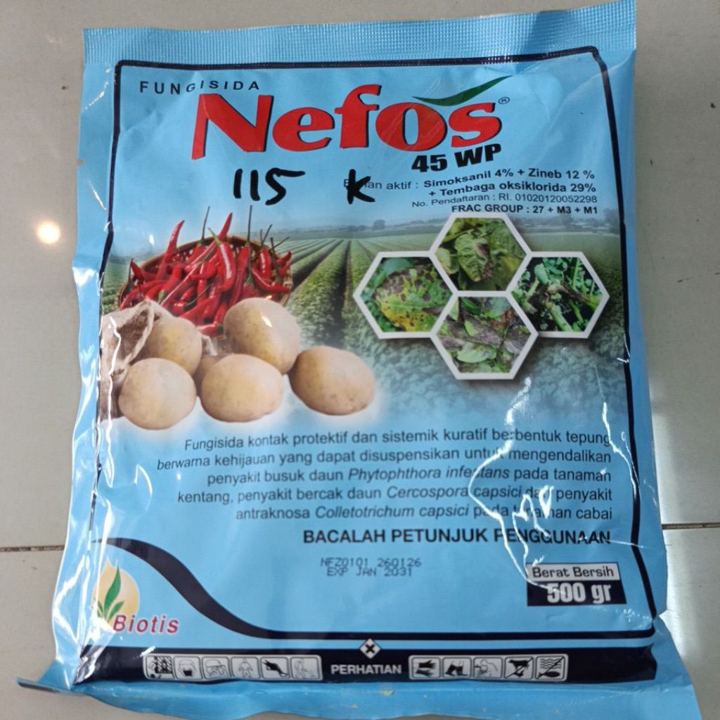 Fungisida Nefos 45 WP 500 gr