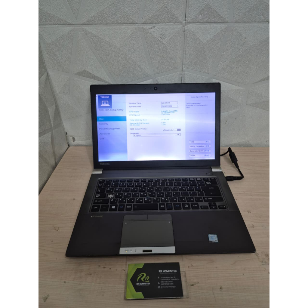 LAPTOP TOSHIBA DYNABOOK I5 GEN 6  MINUS