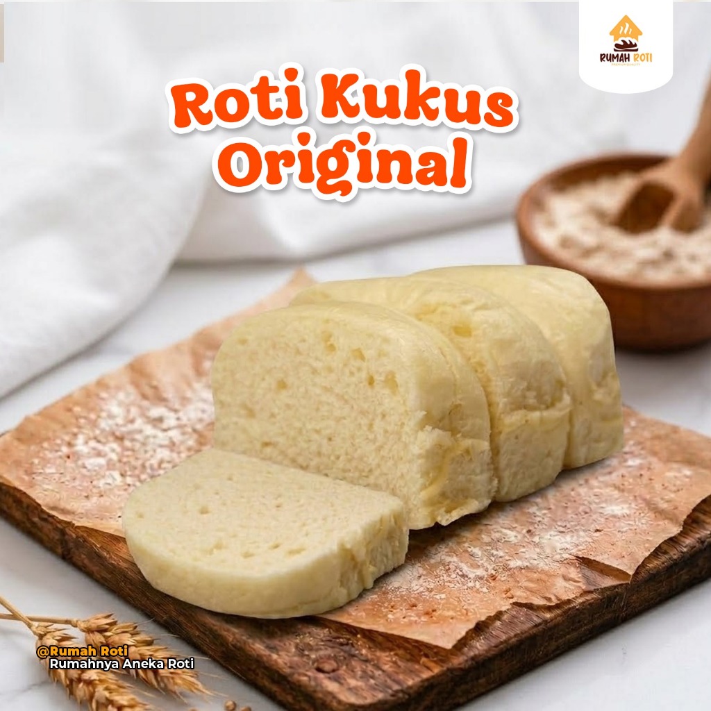 Roti Kukus Srikaya Original Isi 10 Pcs - Roti Kukus Tanpa Isi