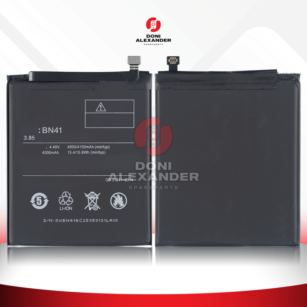 BATERAI BATRE XIAOMI REDMI NOTE 1 BM42 / NOTE 2 BM45 / NOTE 3/3 PRO BM46 / NOTE 4 BN41/ NOTE 4X BN43