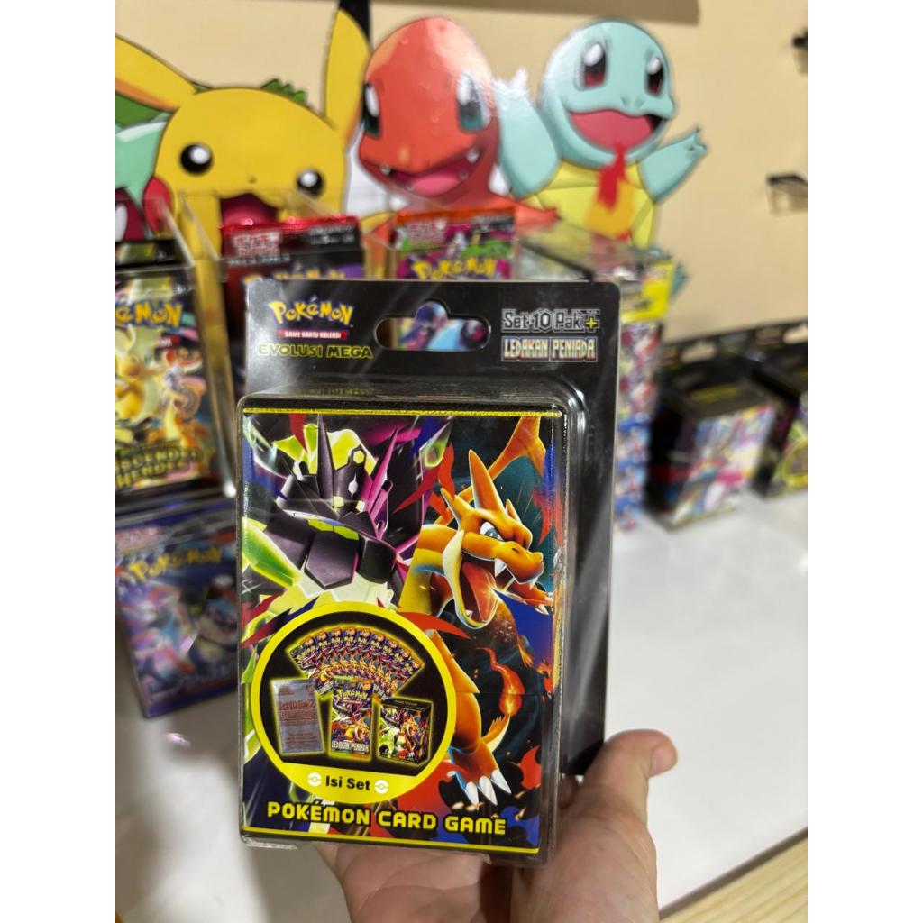 Pokemon TCG Ledakan Peniada Set Kolektor 10 Pack + Kartu Promo