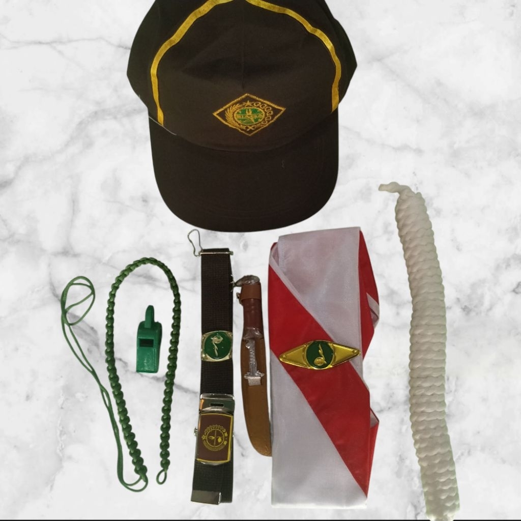 SET ATRIBUT PRAMUKA SIAGA {HIJAU} PUTRA PUTRI SD TK/BP BPNP