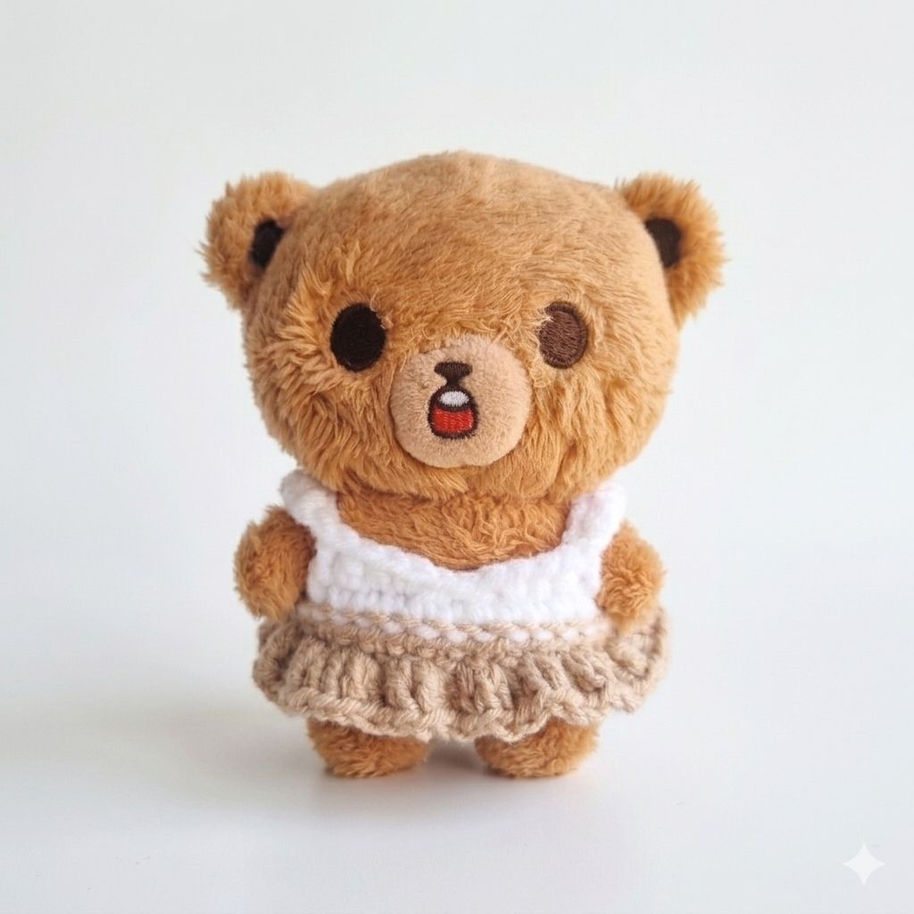 [READY STOCK] BAJU DOLL 10 CM MINI DRESS GOMDO LEE  CHEETAH LEE TYONGYA JAEMBUKKI KONGJJEN