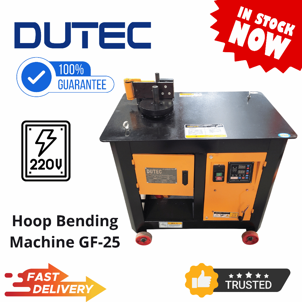 Hoop Bending Machine GF25 / STEEL BAR BENDING / MESIN BENDING PEMBENGKOK 220V