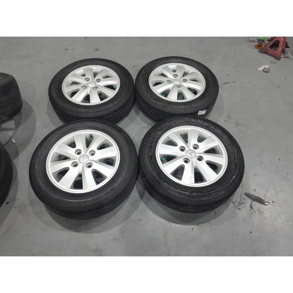 Velg Mobil Bekas Original STD AVANZA S Ring 15X5 Hole 4X114,3 Plus Ban 185 65 R15 Cocok Mobil Xenia 