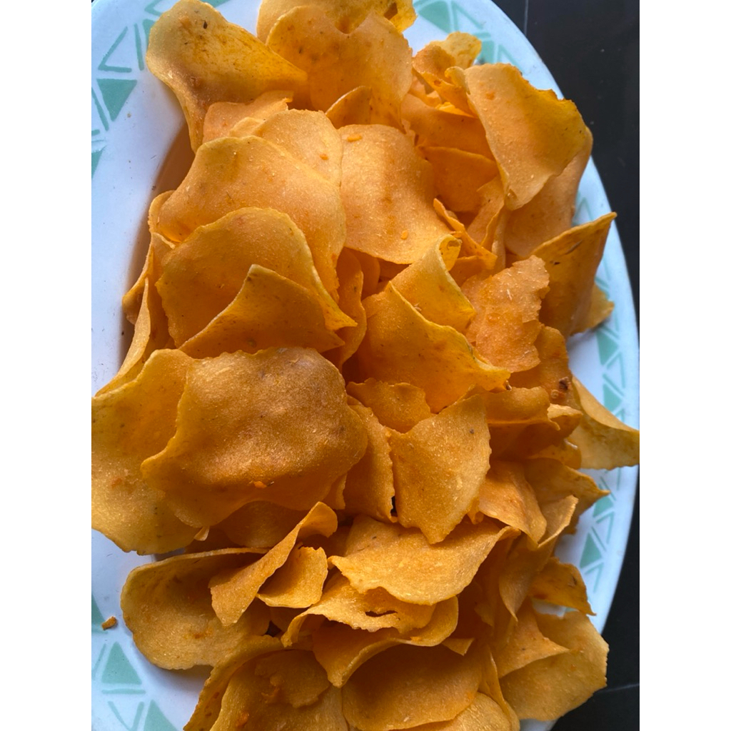 Krupuk Singkong Mentah rasa pedas manis 250gr