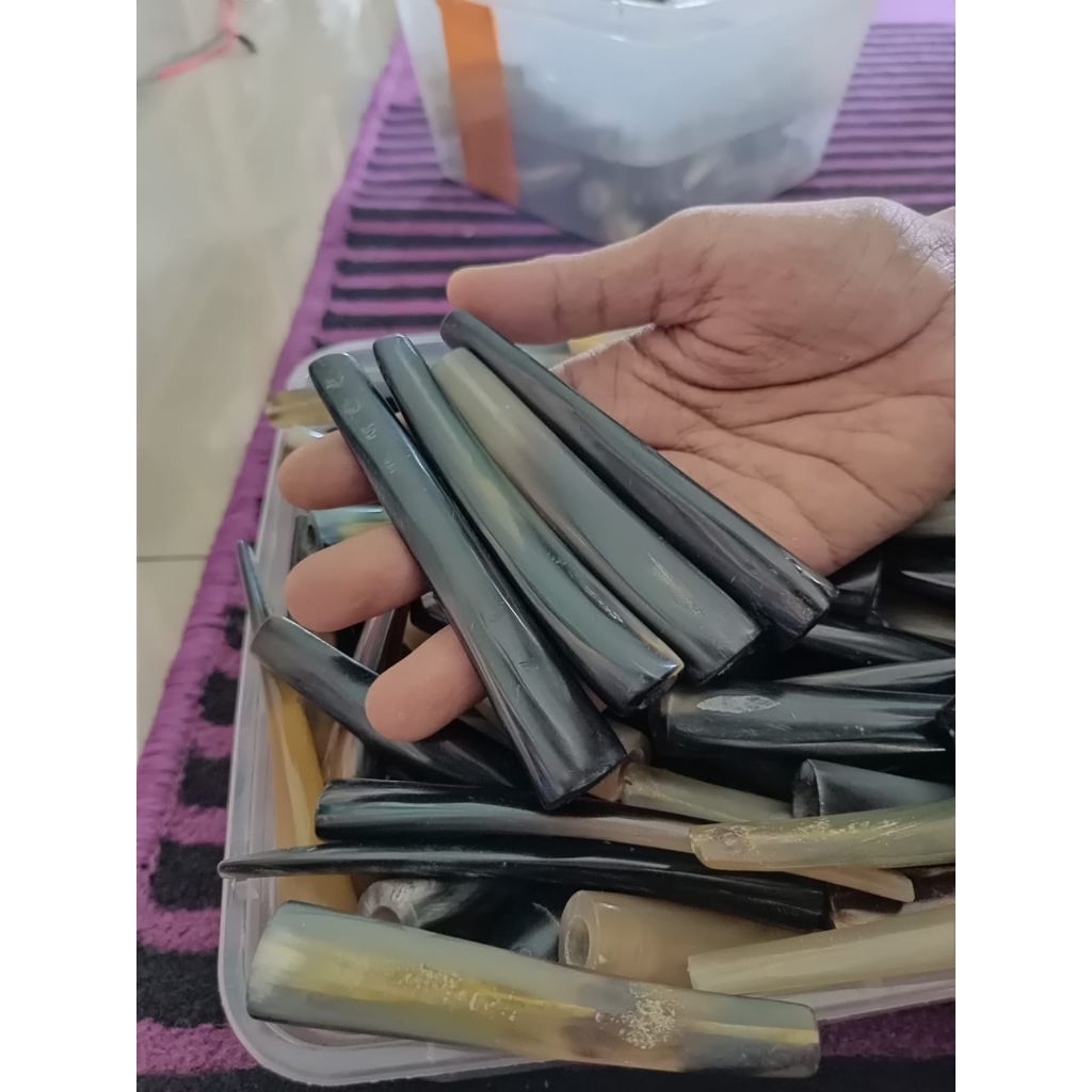once pipa rokok tanduk kerbau